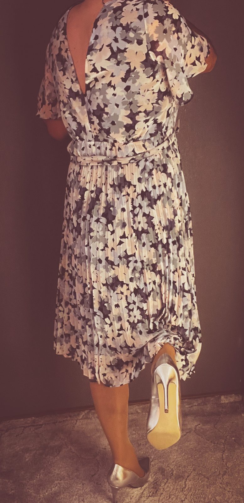 Plisseekleid mit Blumenprint von Esprit – Ansicht 7