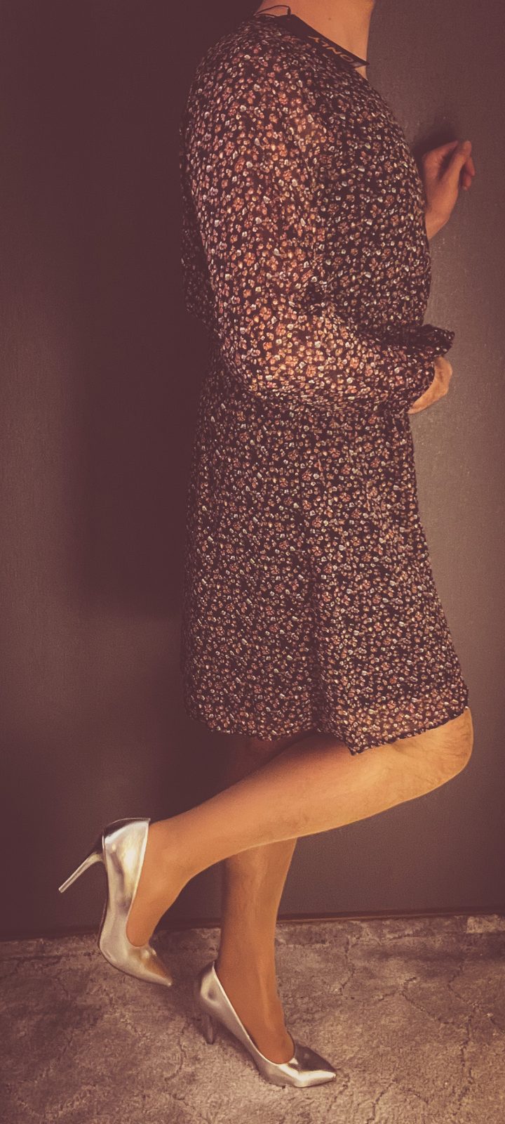 Plisseekleid mit Blumenprint von Esprit – Ansicht 3